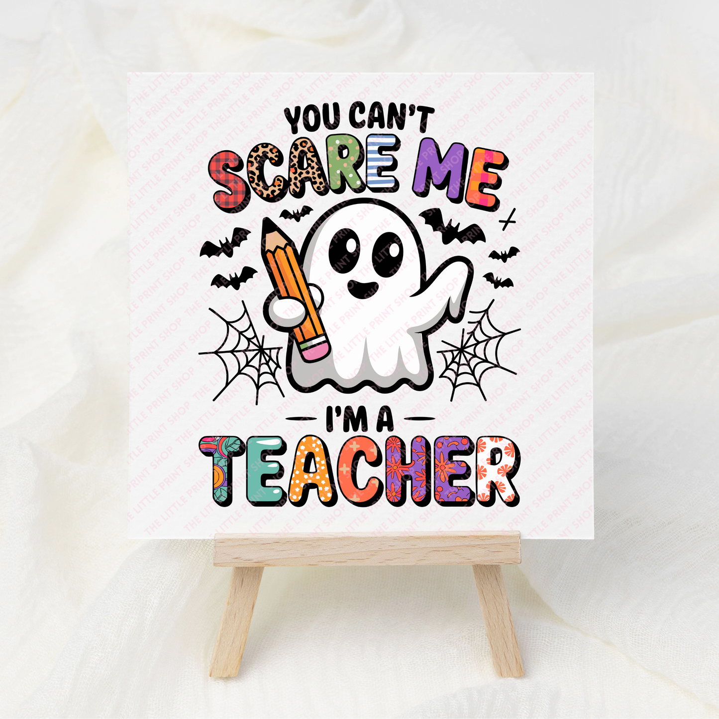 You Can't Scare Me - UV DTF 3 inch Decals
