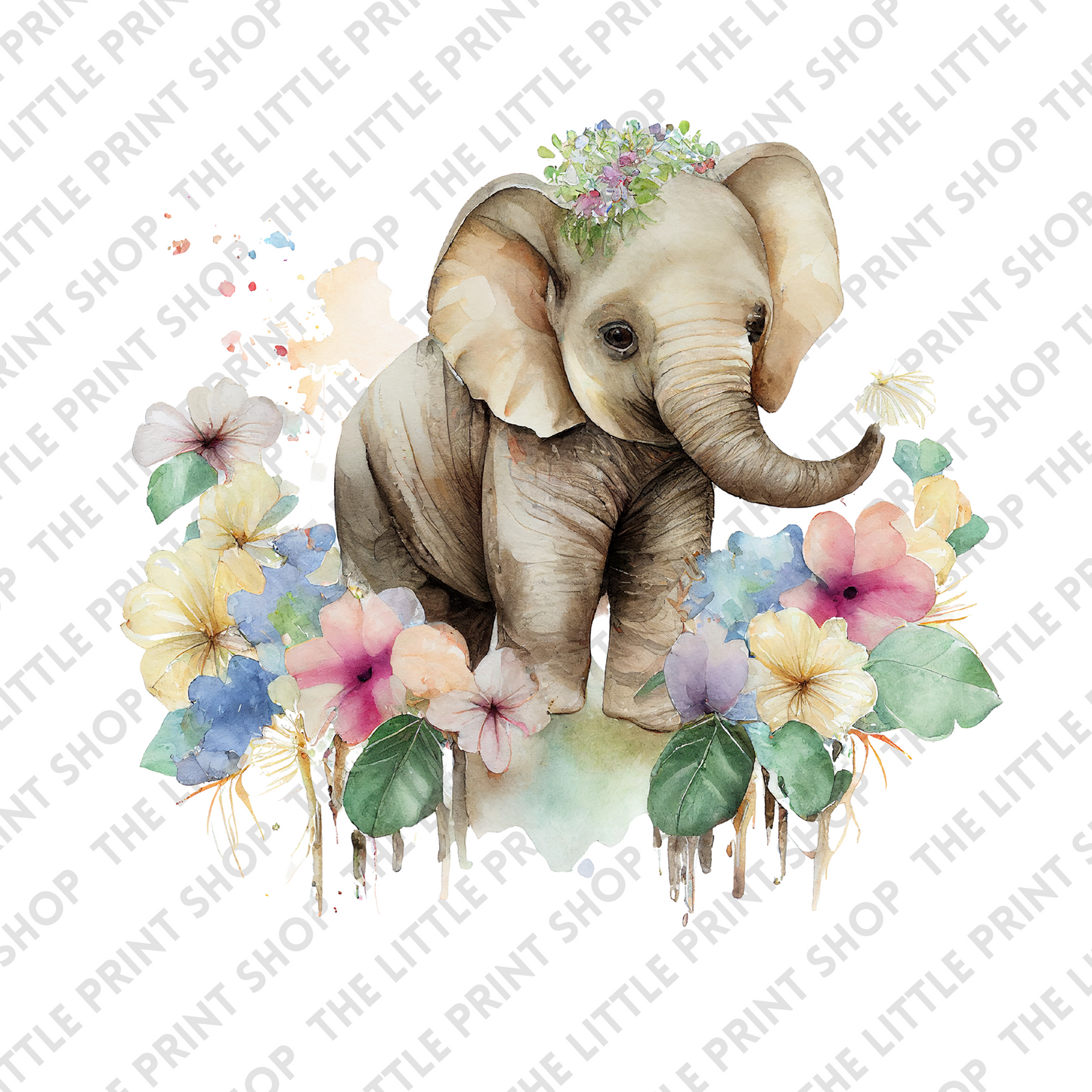 Elephant Art - UV DTF 3inch Decal