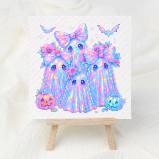 Halloween Gang Holographic Inspired - UV DTF 3 inch Decals