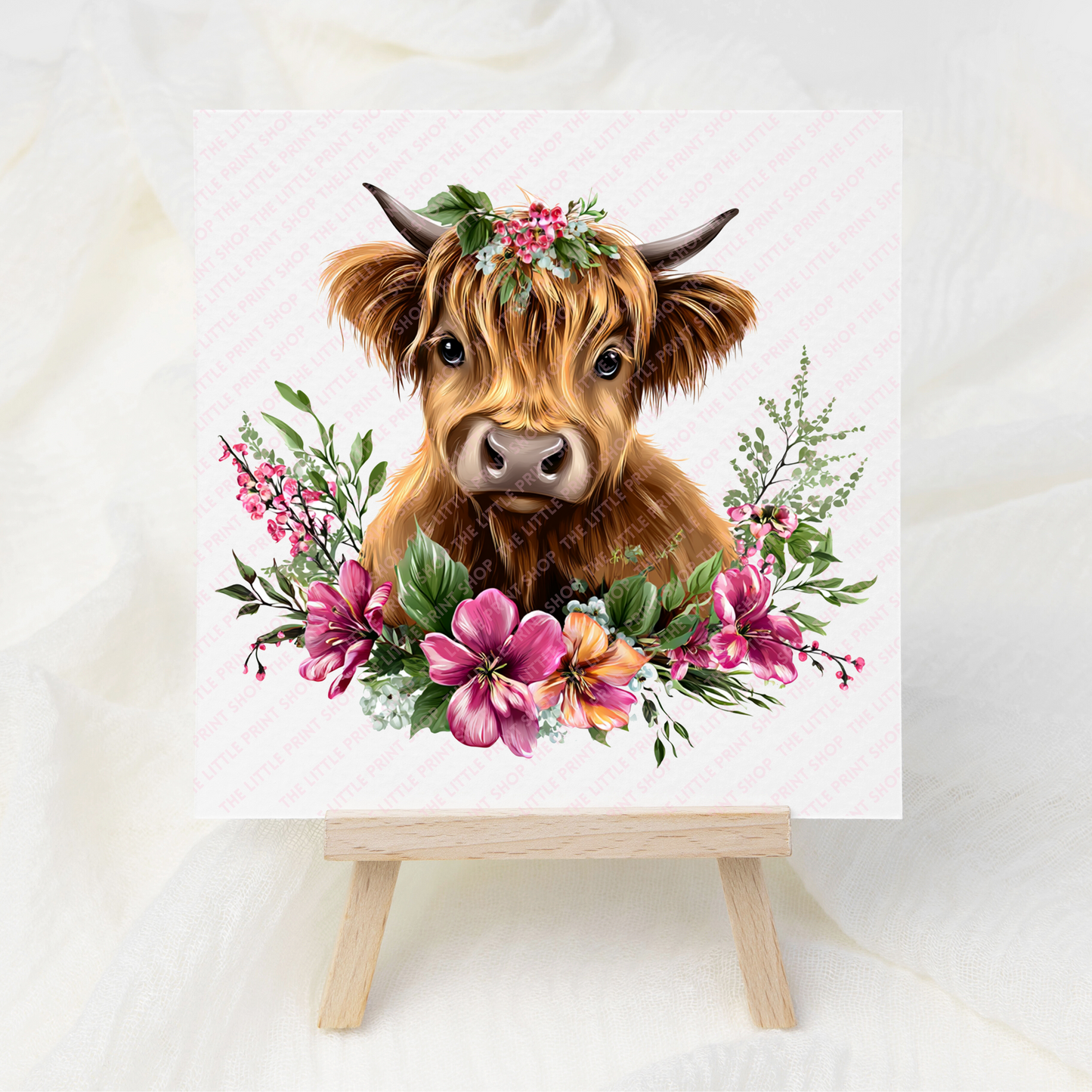 Highland Cow - UV DTF 3 inch Decals