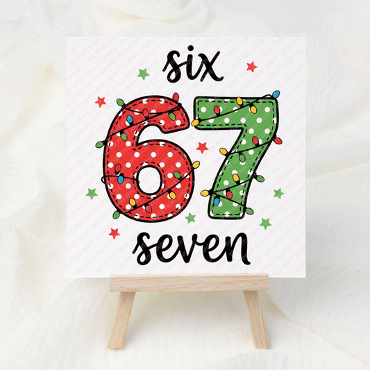 67 - UV DTF 3 inch Decal