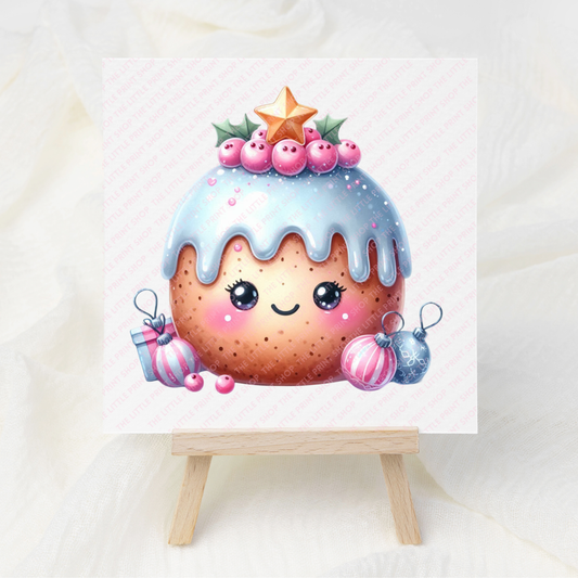 Pudding - UV DTF 3 inch Decal