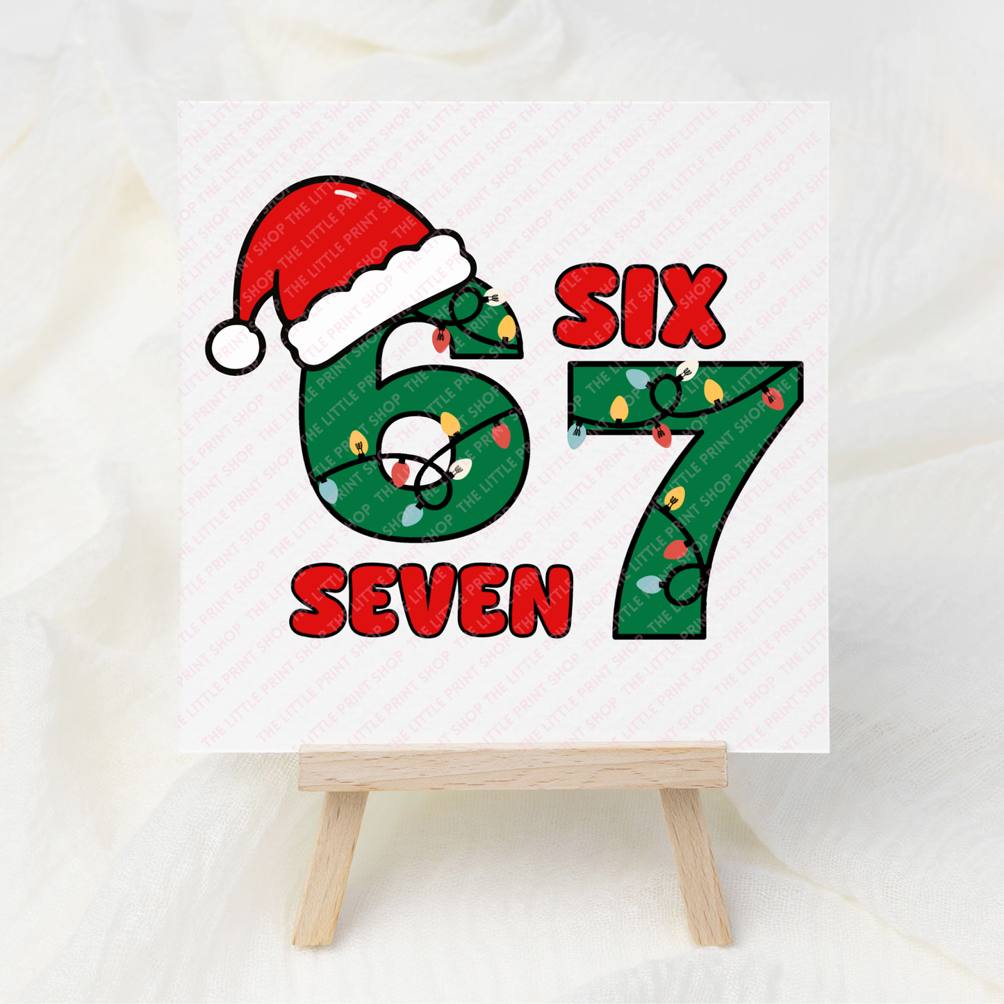 Six Seven - UV DTF 3 inch Decal