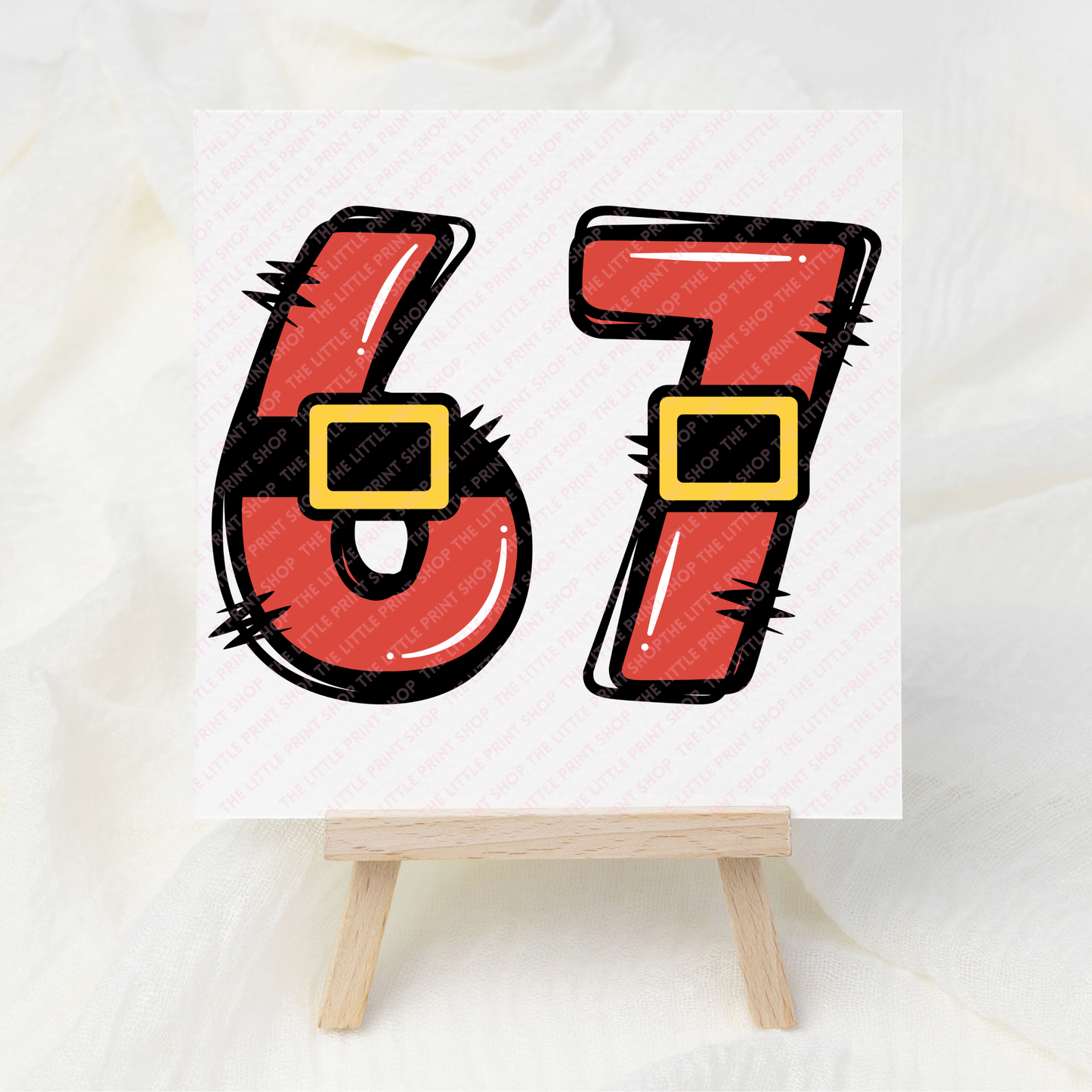 Six Seven - UV DTF 3 inch Decal