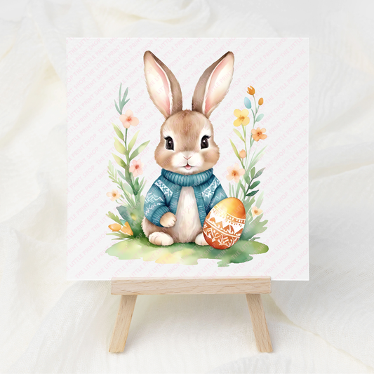 Spring Bunny - UV DTF 3 inch Decals