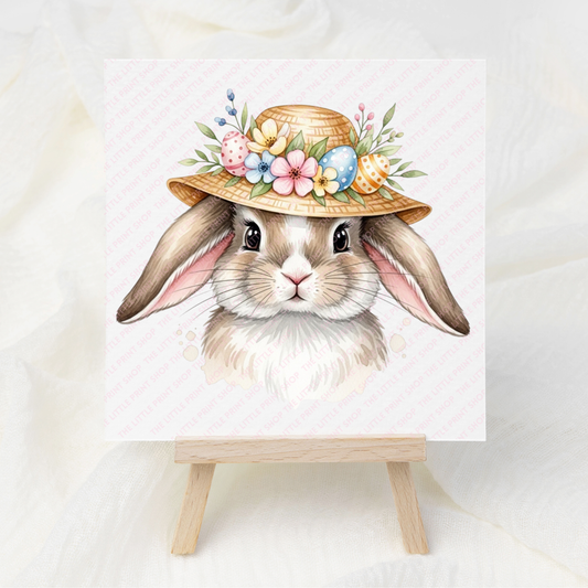 Spring Bunny - UV DTF 3 inch Decals