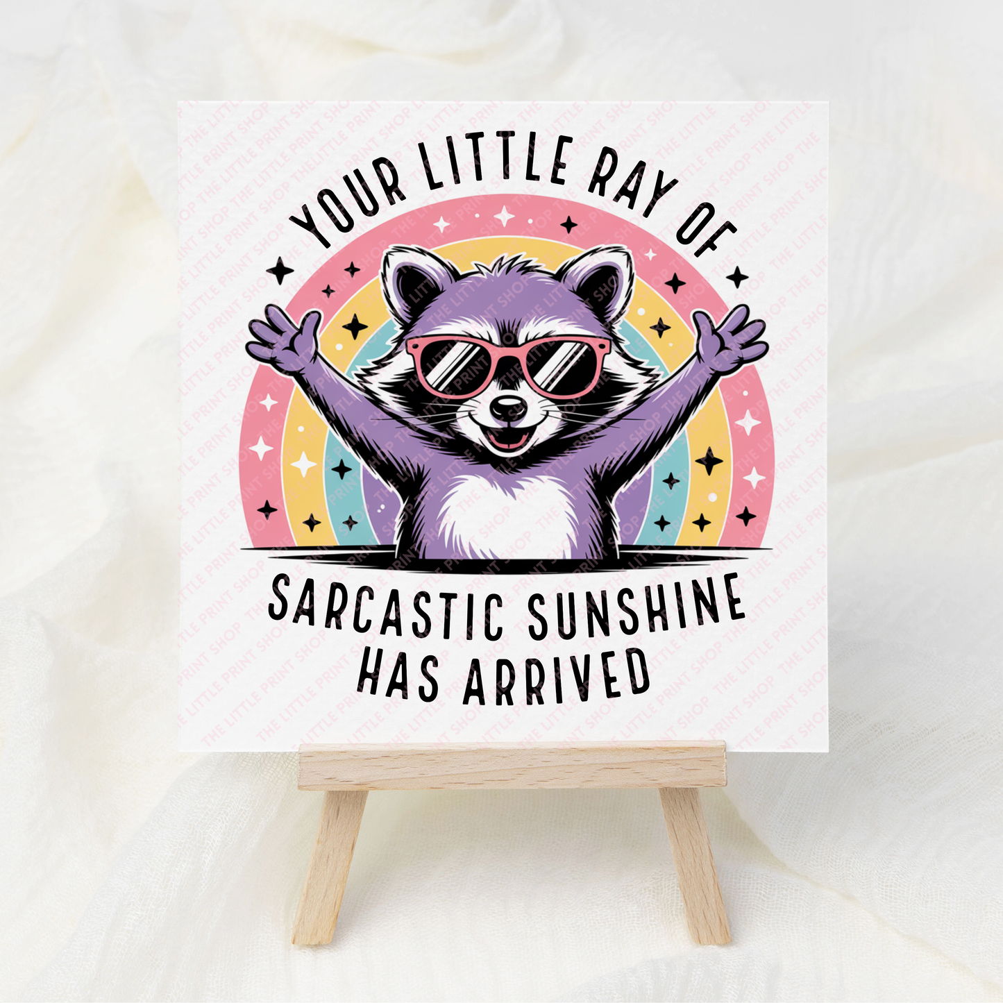 Sarcastic Sunshine - UV DTF 3 inch Decals
