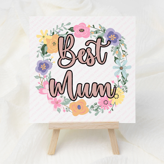 Best Mum - UV DTF 3 inch Decals