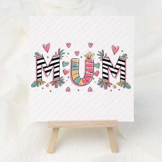MUM - UV DTF 3 inch Decals