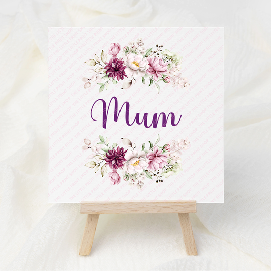 Mum - UV DTF 3 inch Decals