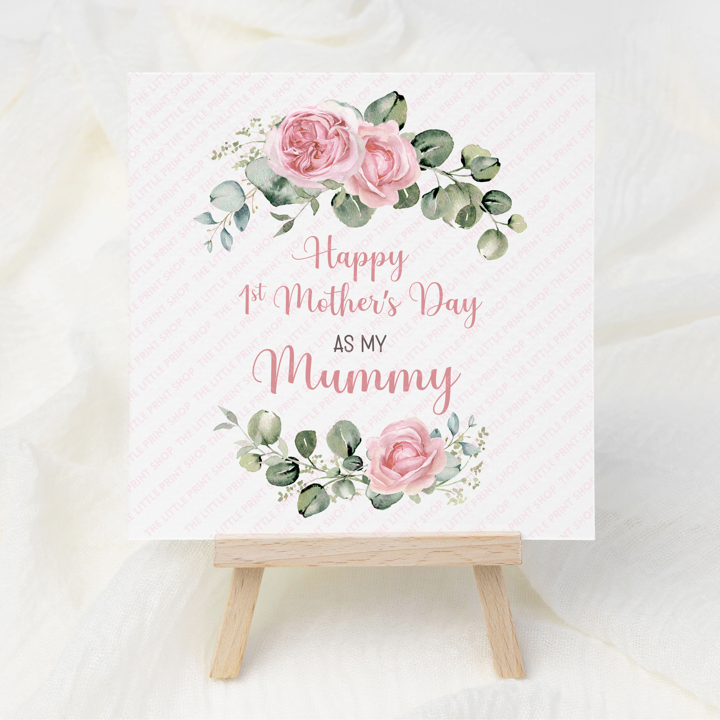 Happy 1st Mother's Day As My Mummy - UV DTF 3 inch Decals