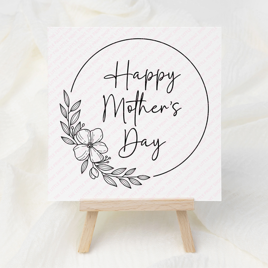 Happy Mother's Day - UV DTF 3 inch Decals