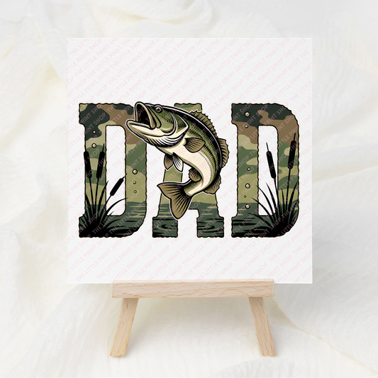 DAD - UV DTF 3 inch Decals