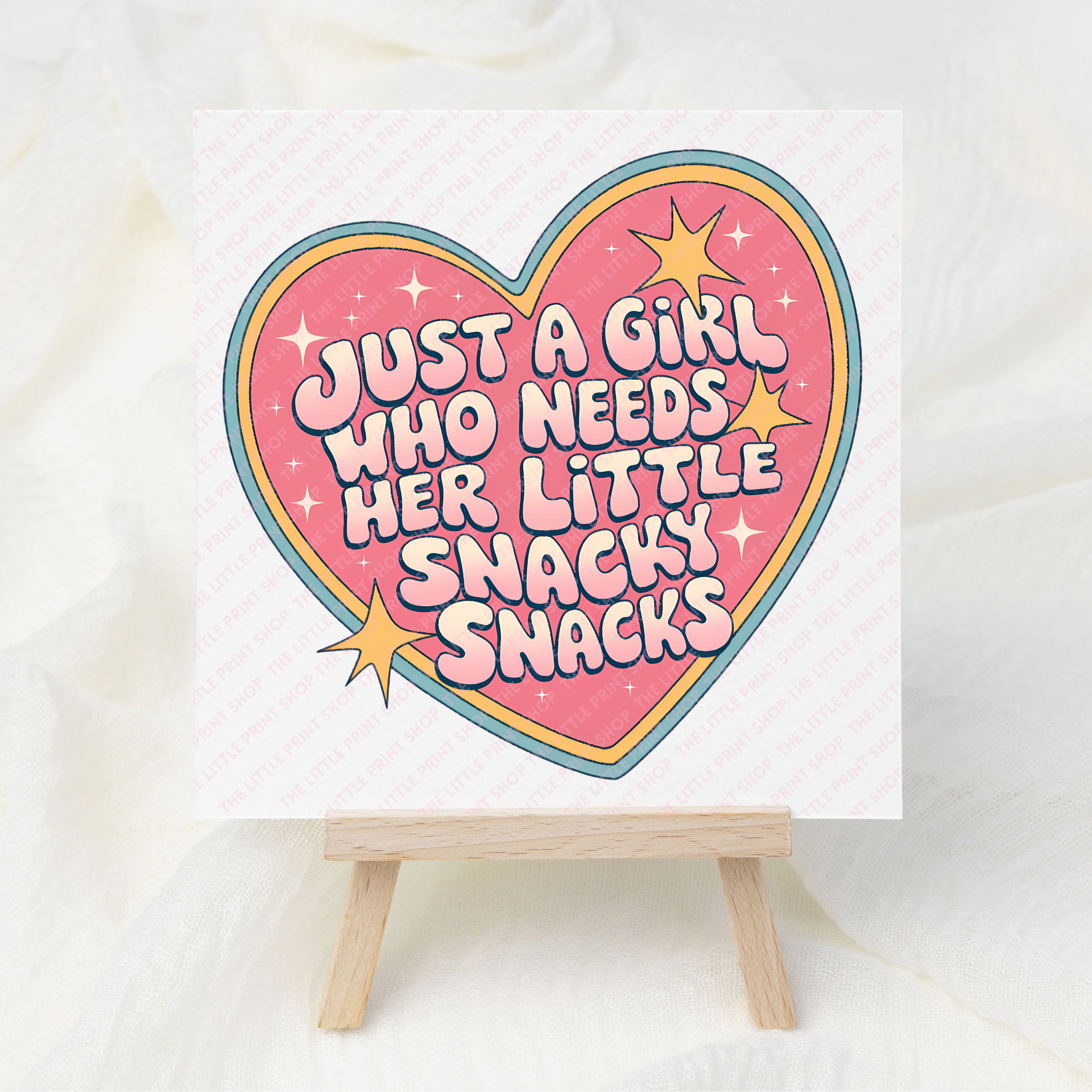 Snacks - UV DTF 3 inch Decals – Little Print Shop