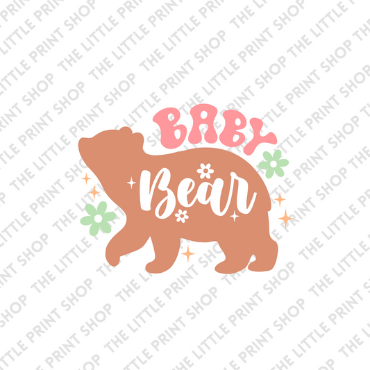 Baby Bear - UV DTF 3inch Decal