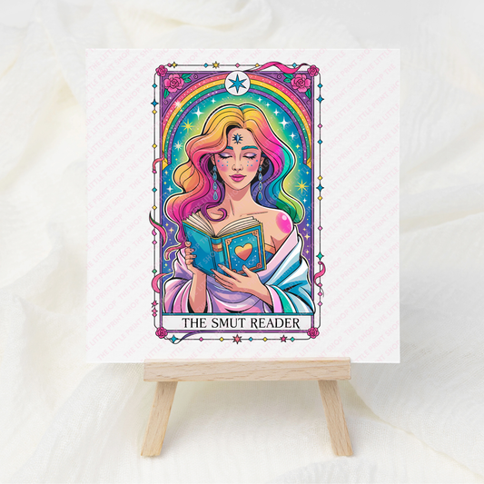 Smut Tarot Card - UV DTF 3 inch Decals
