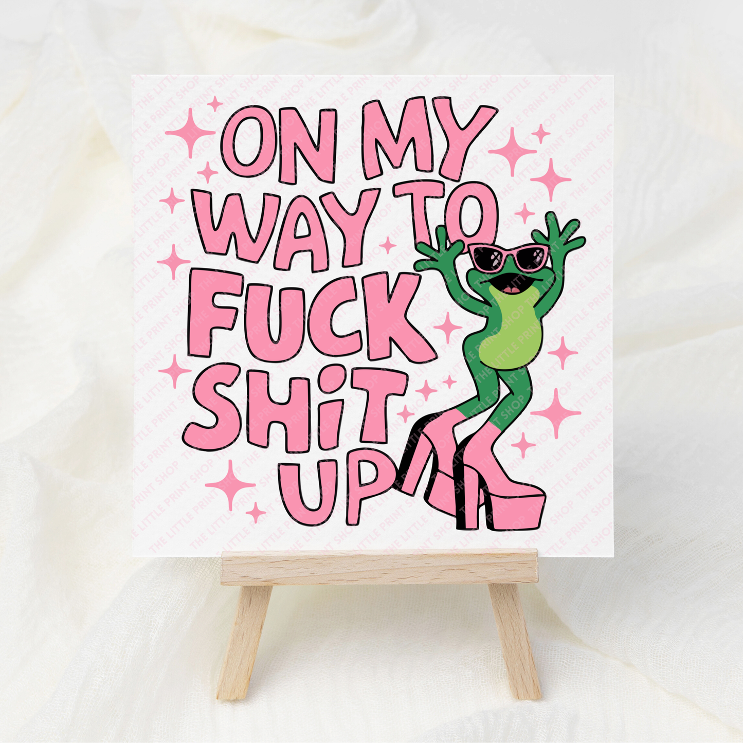 On My Way - UV DTF 3 inch Decals