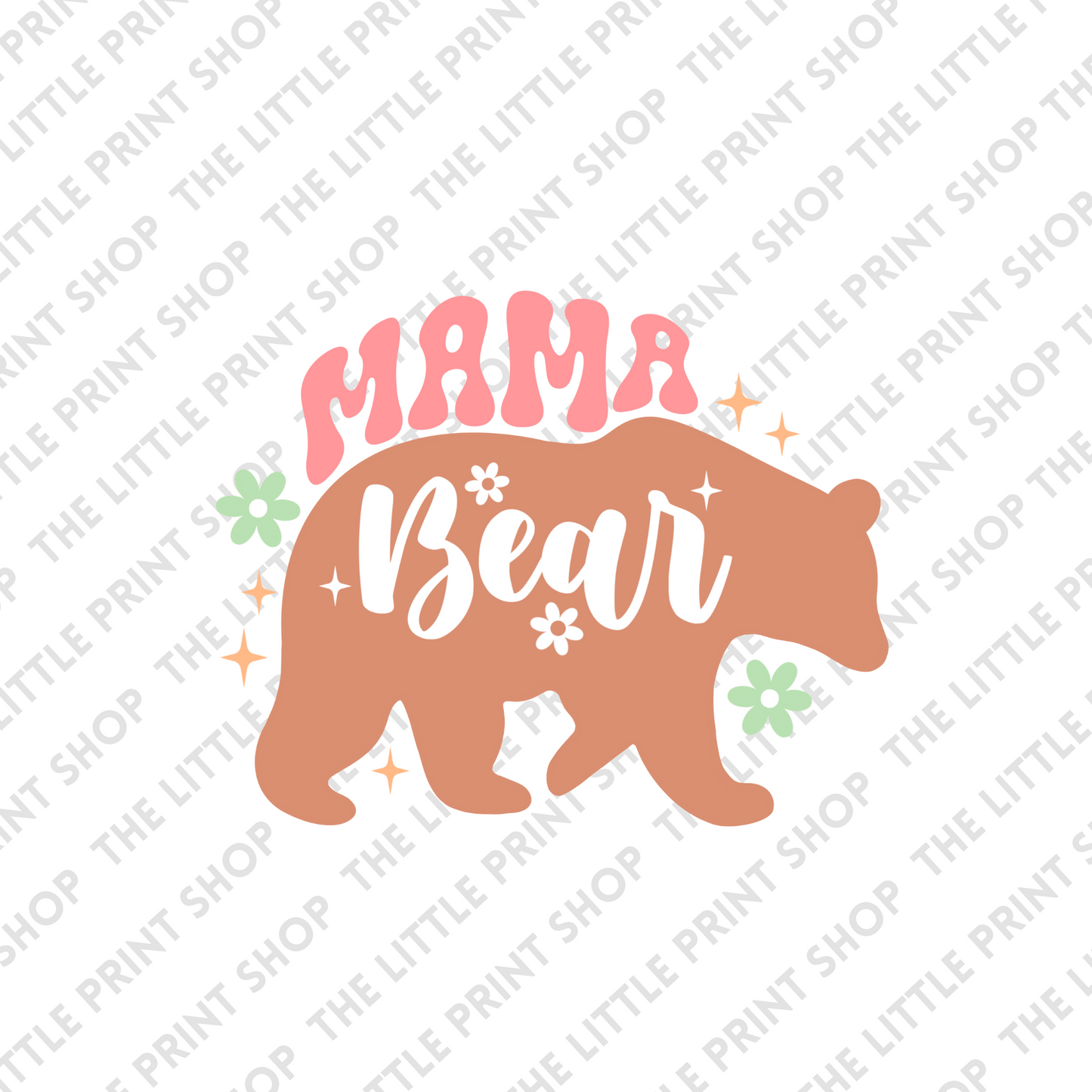 Mama Bear - UV DTF 3inch Decal