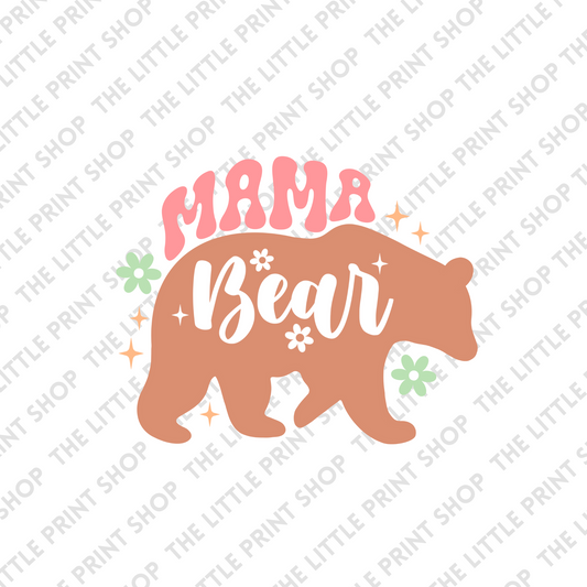 Mama Bear - UV DTF 3inch Decal