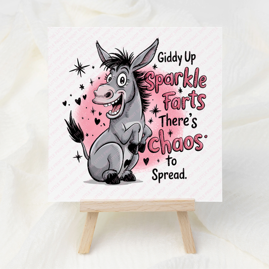 Sparkle Farts - UV DTF 3 inch Decals