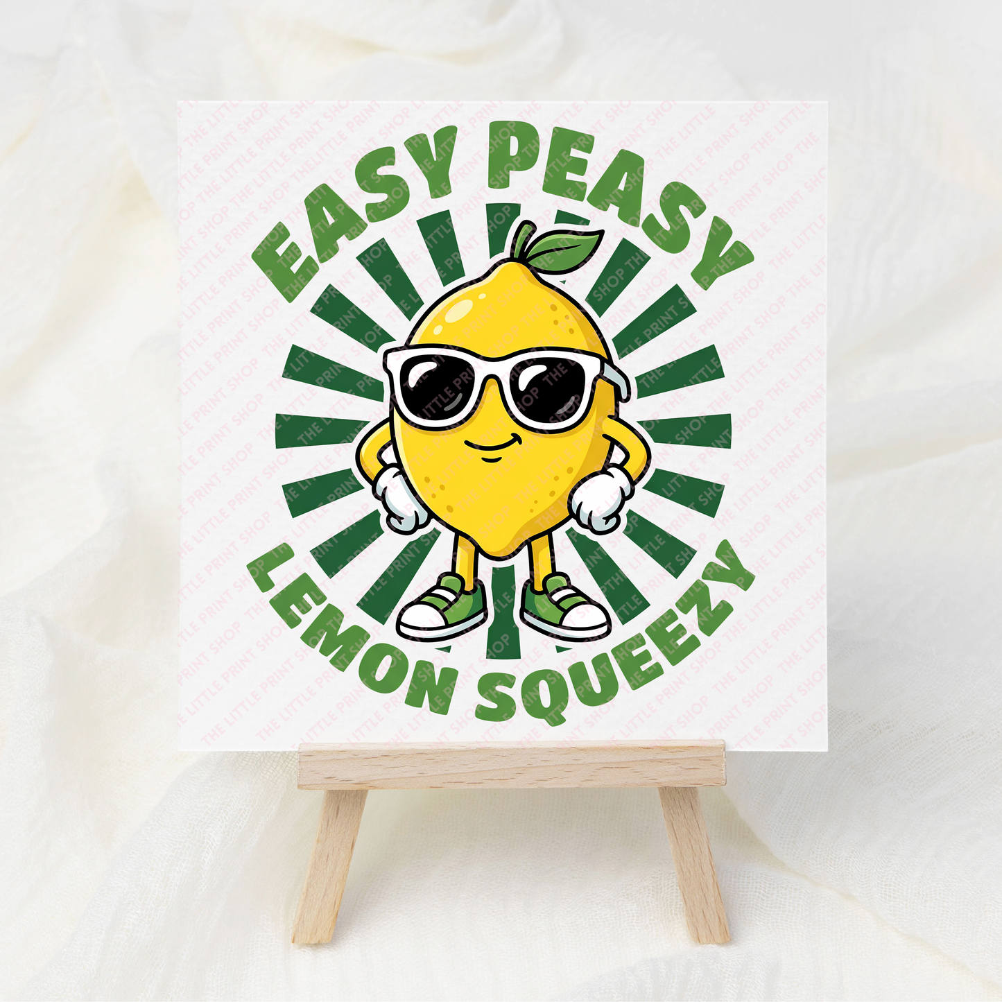 Easy Peasy - UV DTF 3 inch Decals