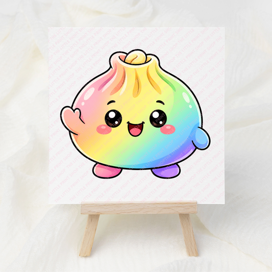 Rainbow Dumpling - UV DTF 3 inch Decals