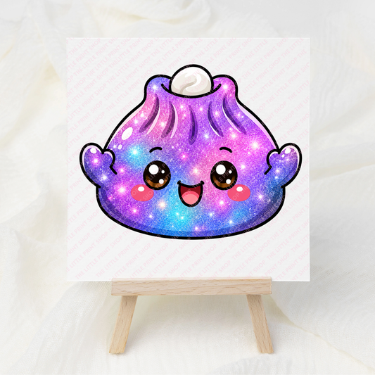 Galaxy Shimmer Dumpling - UV DTF 3 inch Decals
