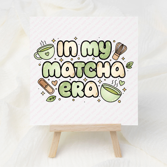 Matcha - UV DTF 3 inch Decals