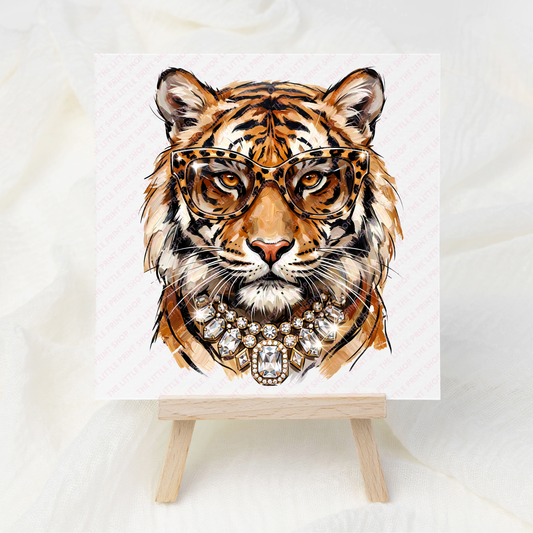 Tiger - UV DTF 3 inch Decals