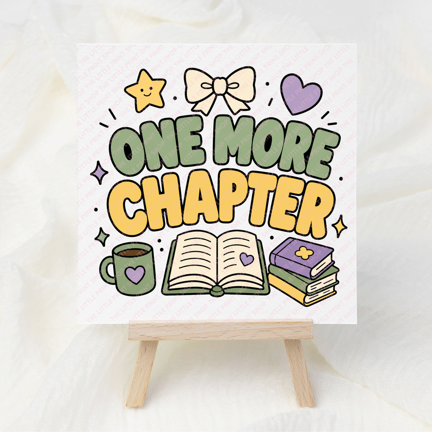 One More Chapter - UV DTF 3 inch Decals