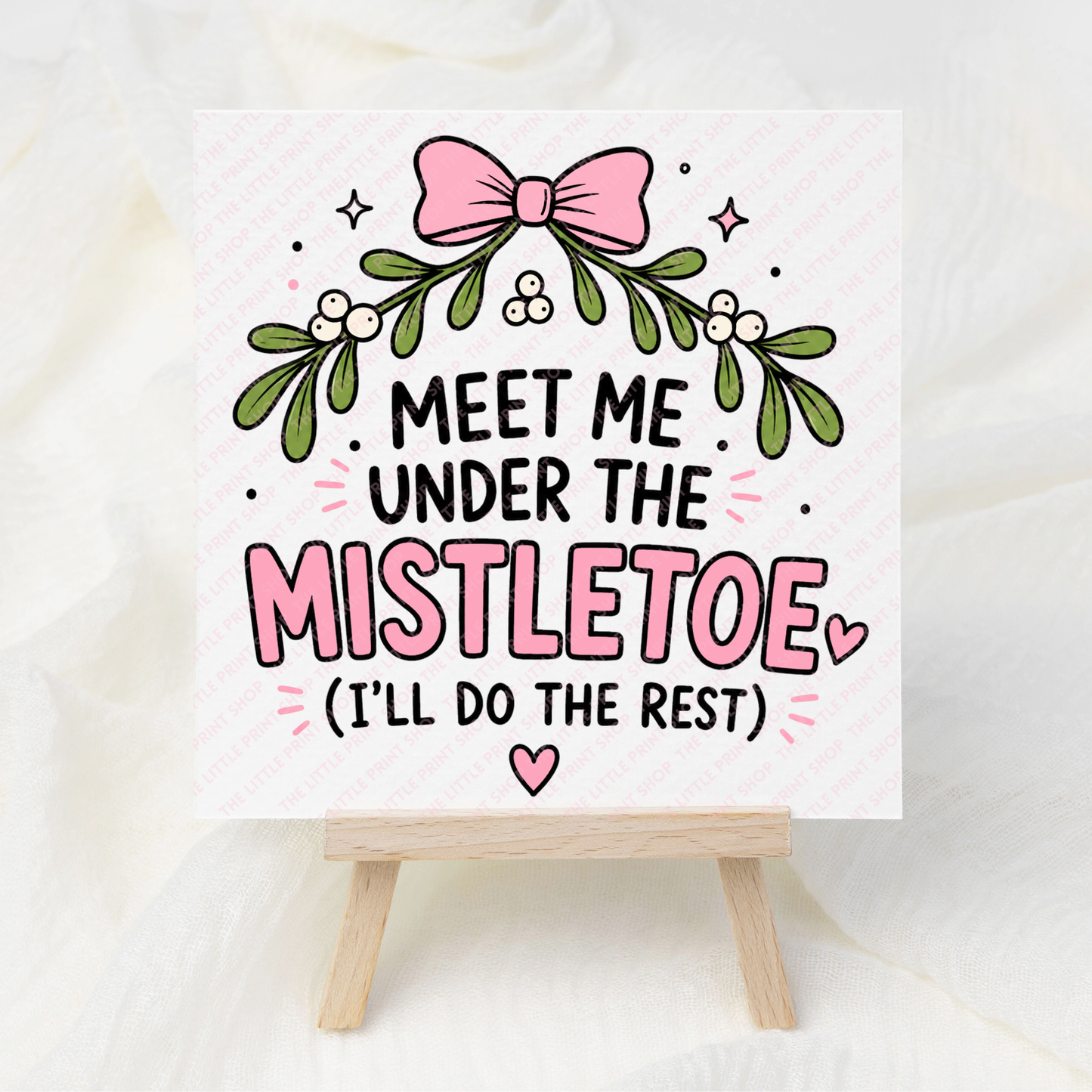 Mistletoe - UV DTF 3 inch Decal