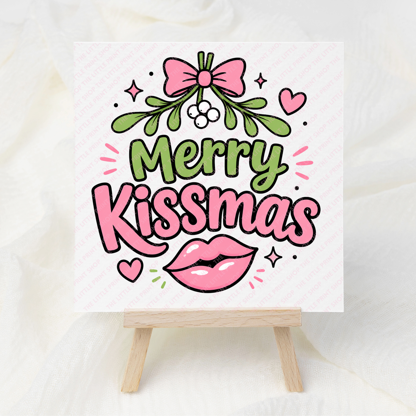 Kissmas - UV DTF 3 inch Decal
