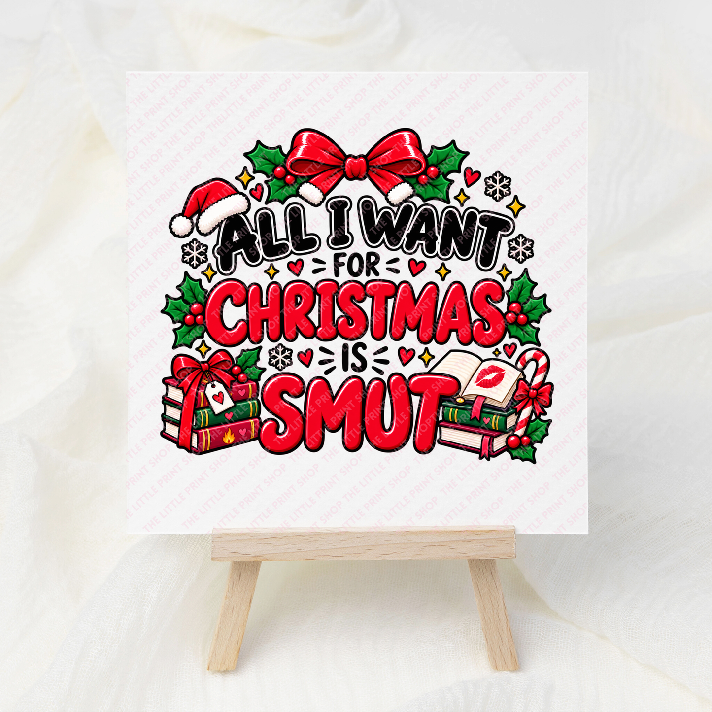 All I Want For Christmas - UV DTF 3 inch Decal