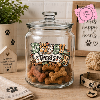 Doggy Treats - UV DTF 4 inch Decals