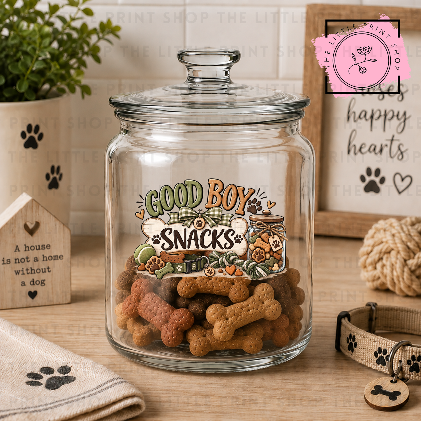 Good Boy Snacks - UV DTF 4 inch Decals