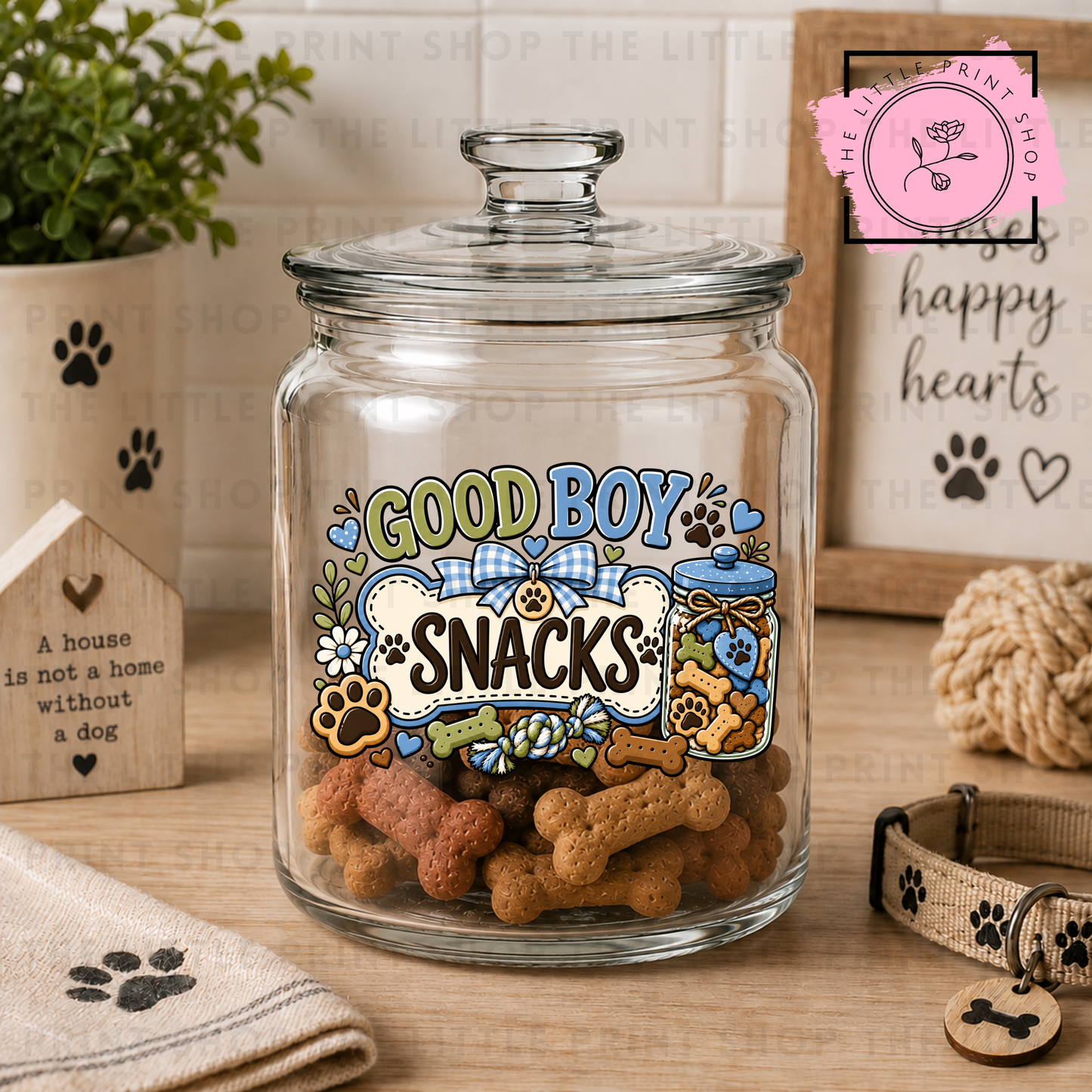 Good Boy Snacks - UV DTF 4 inch Decals