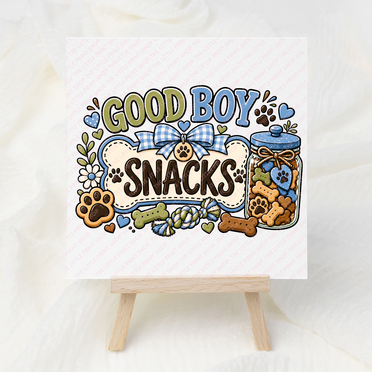 Good Boy Snacks - UV DTF 4 inch Decals