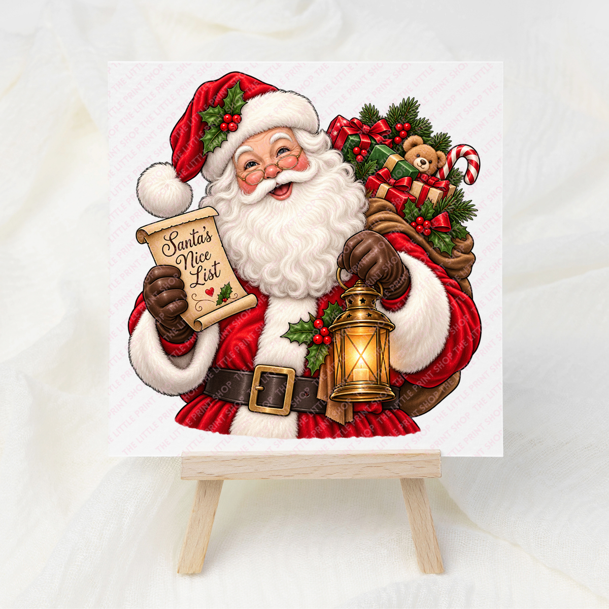 Santa - UV DTF 3 inch Decal