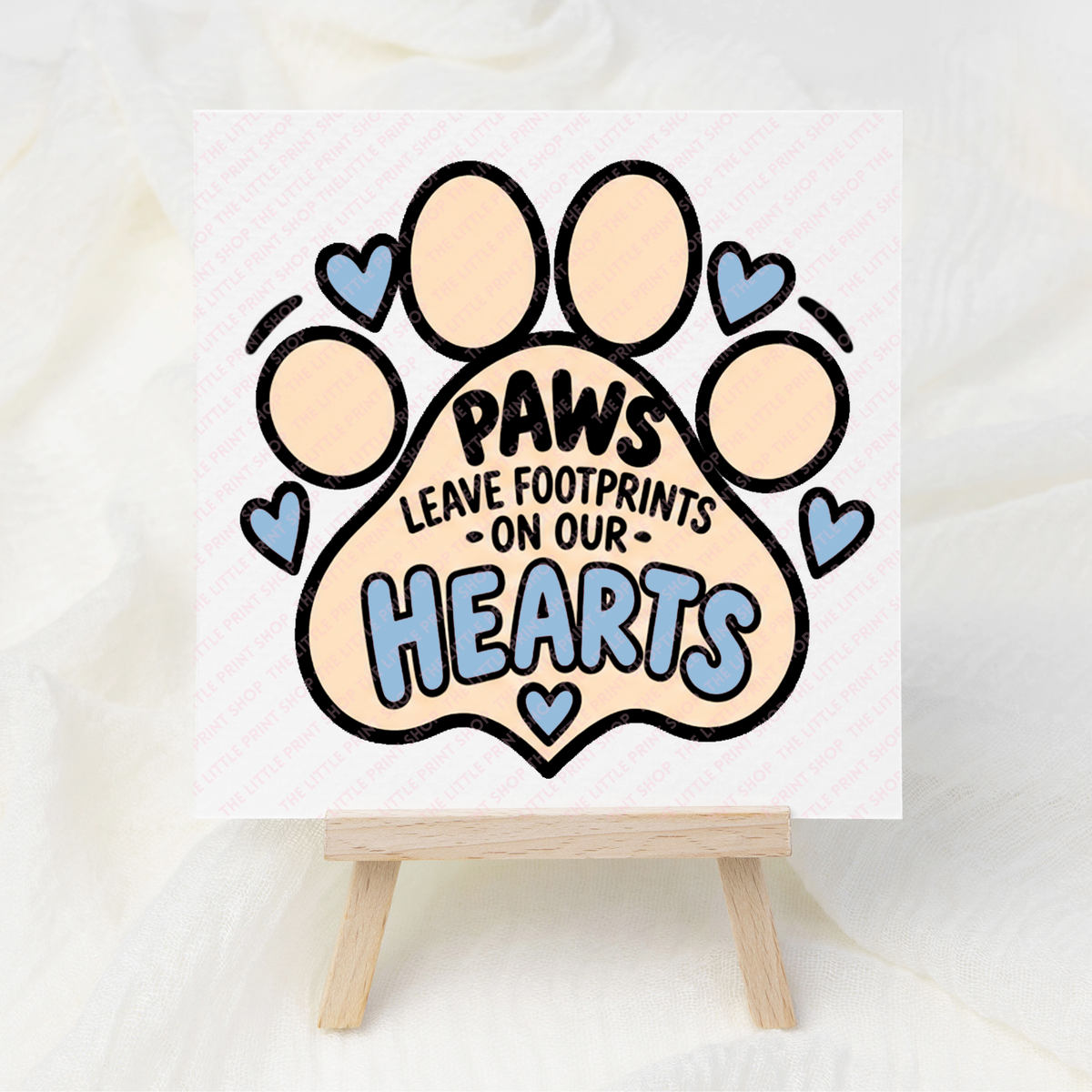 Paw Prints - UV DTF 3 inch Decal