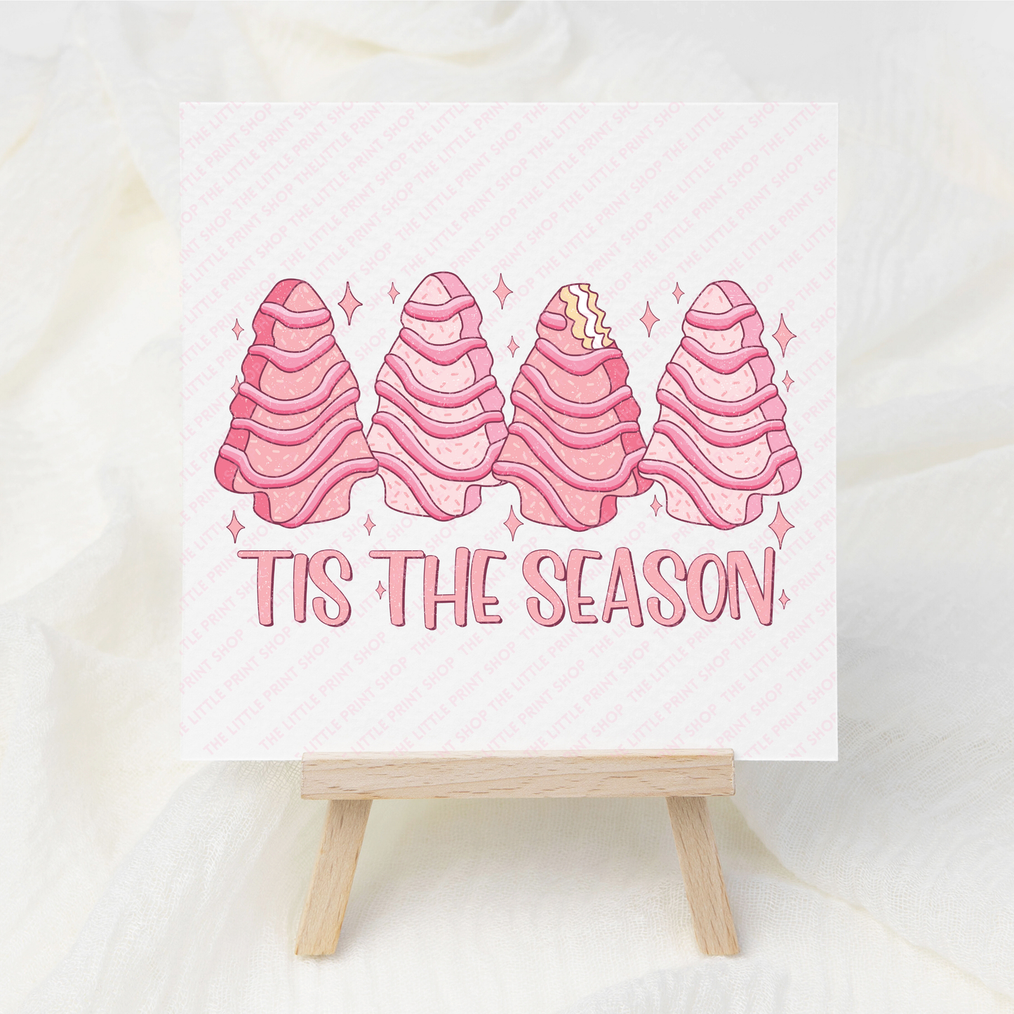 Tis The Season - UV DTF 3 Inch Decal