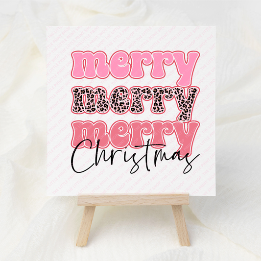 Pink Merry - UV DTF 3 inch Decal