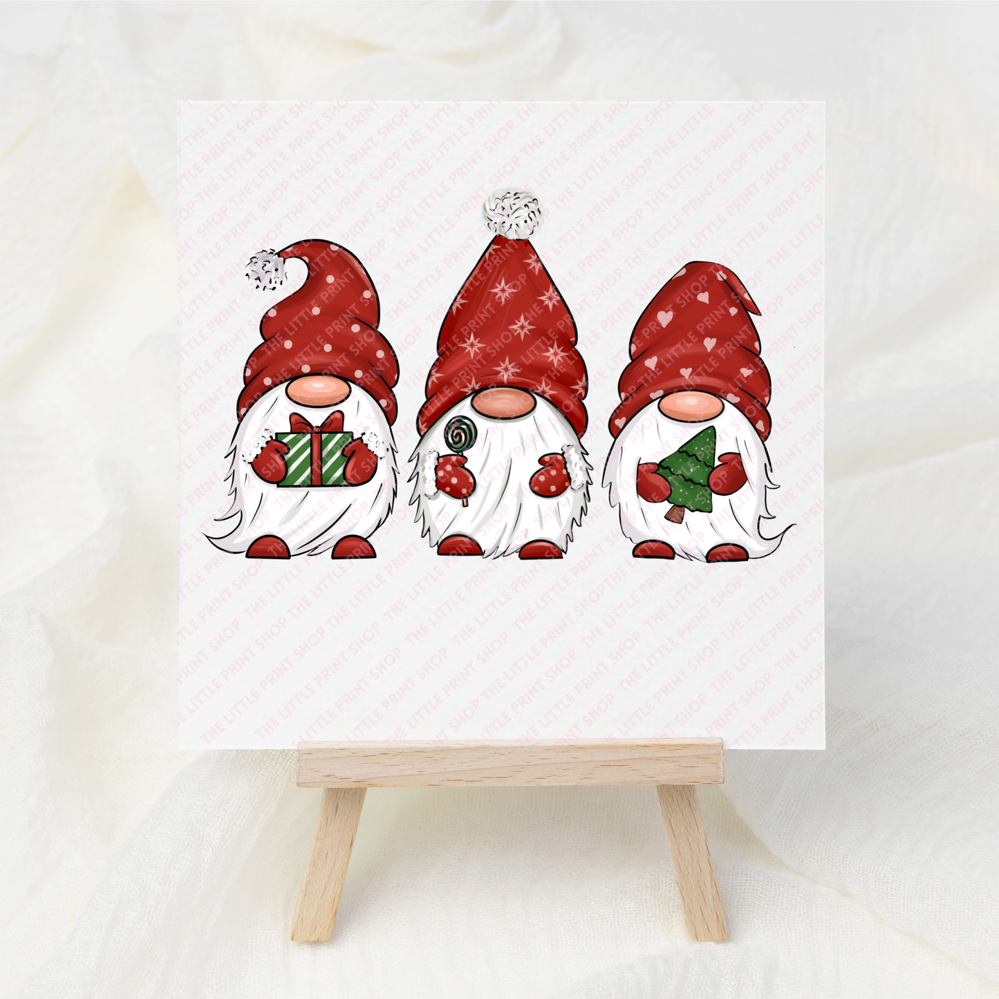 Red Hat Gonk Trio - UV DTF 3 inch Decal
