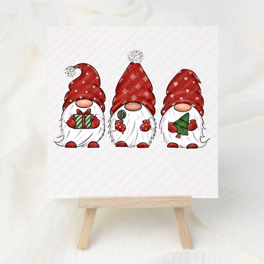 Red Hat Gonk Trio - UV DTF 3 inch Decal