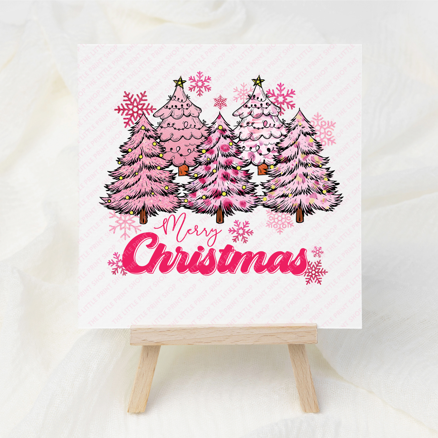 Christmas Trees - UV DTF 3 inch Decal