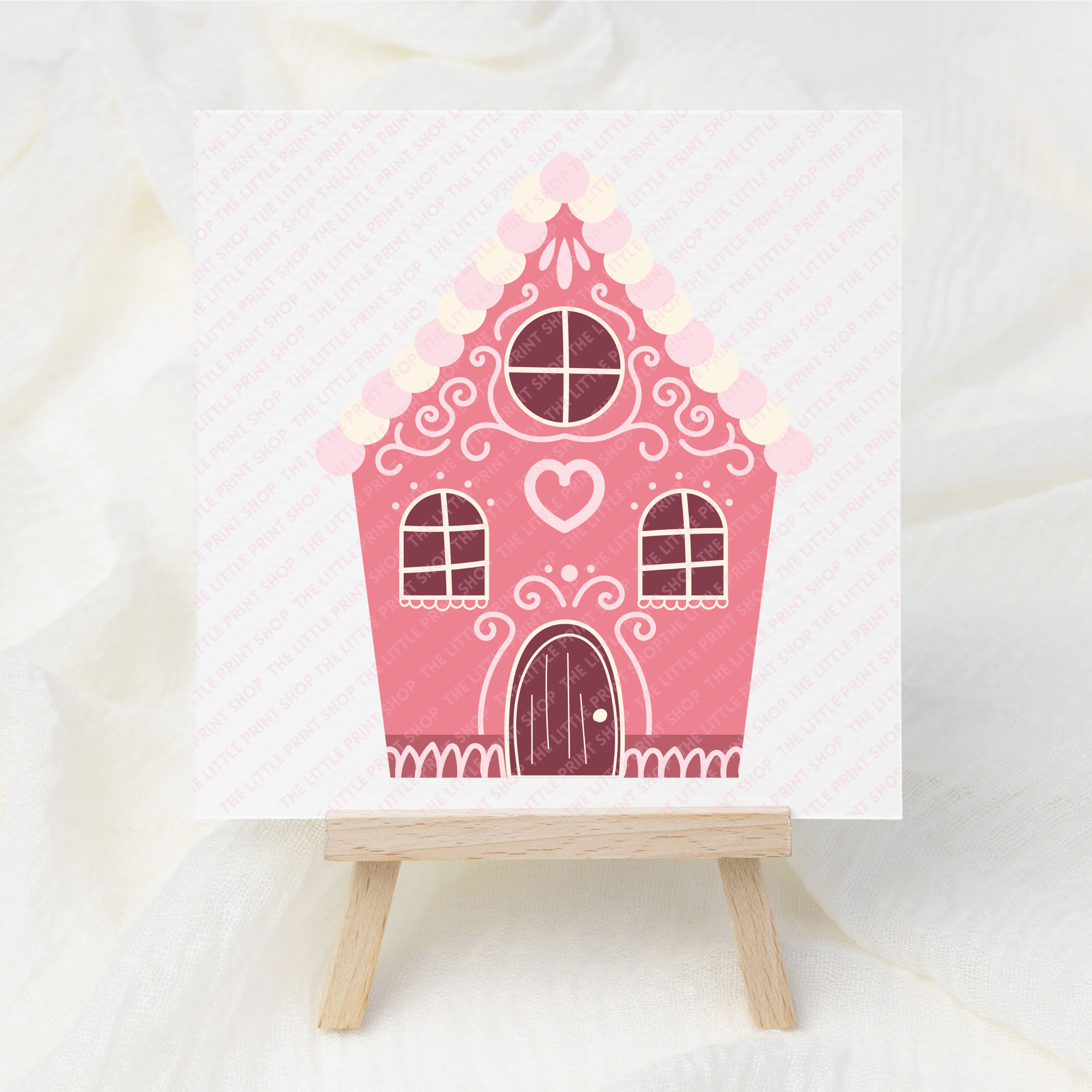 Pink House - UV DTF 3 Inch Decal – Little Print Shop