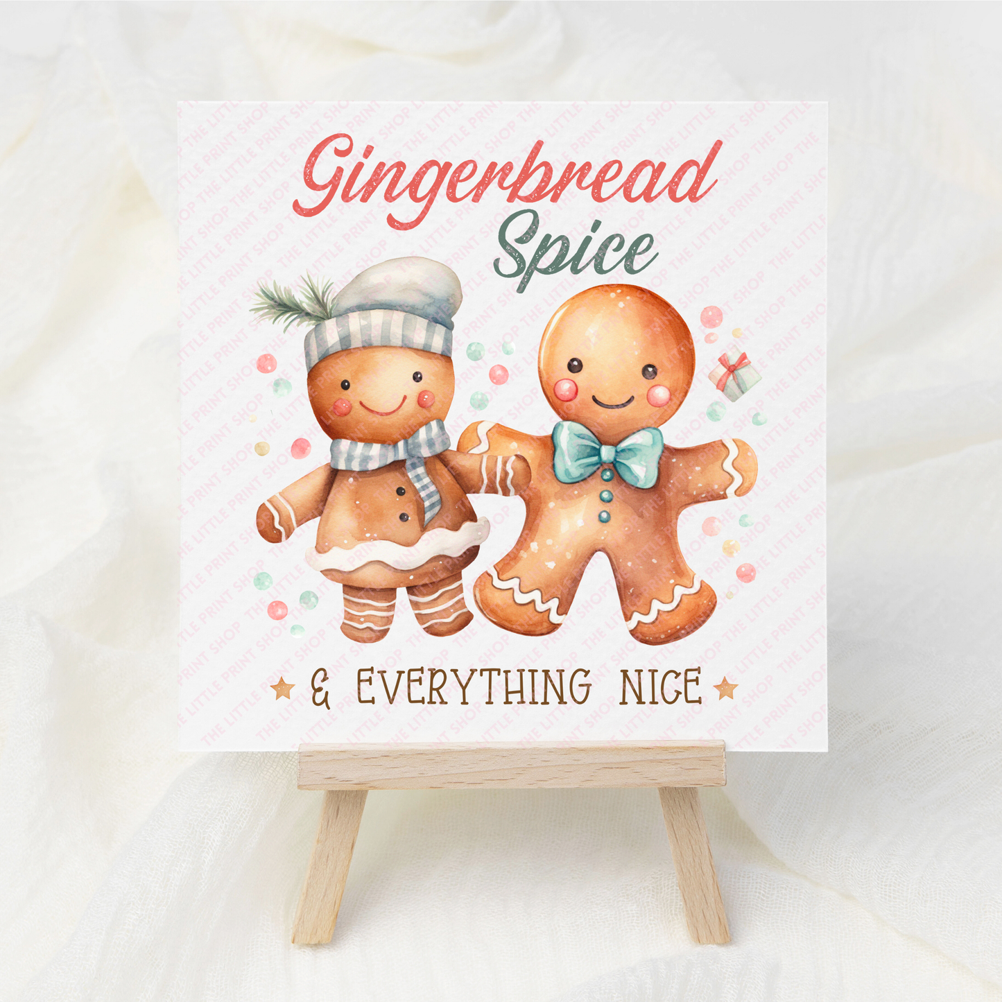 Gingerbread Spice - UV DTF 3 inch Decal