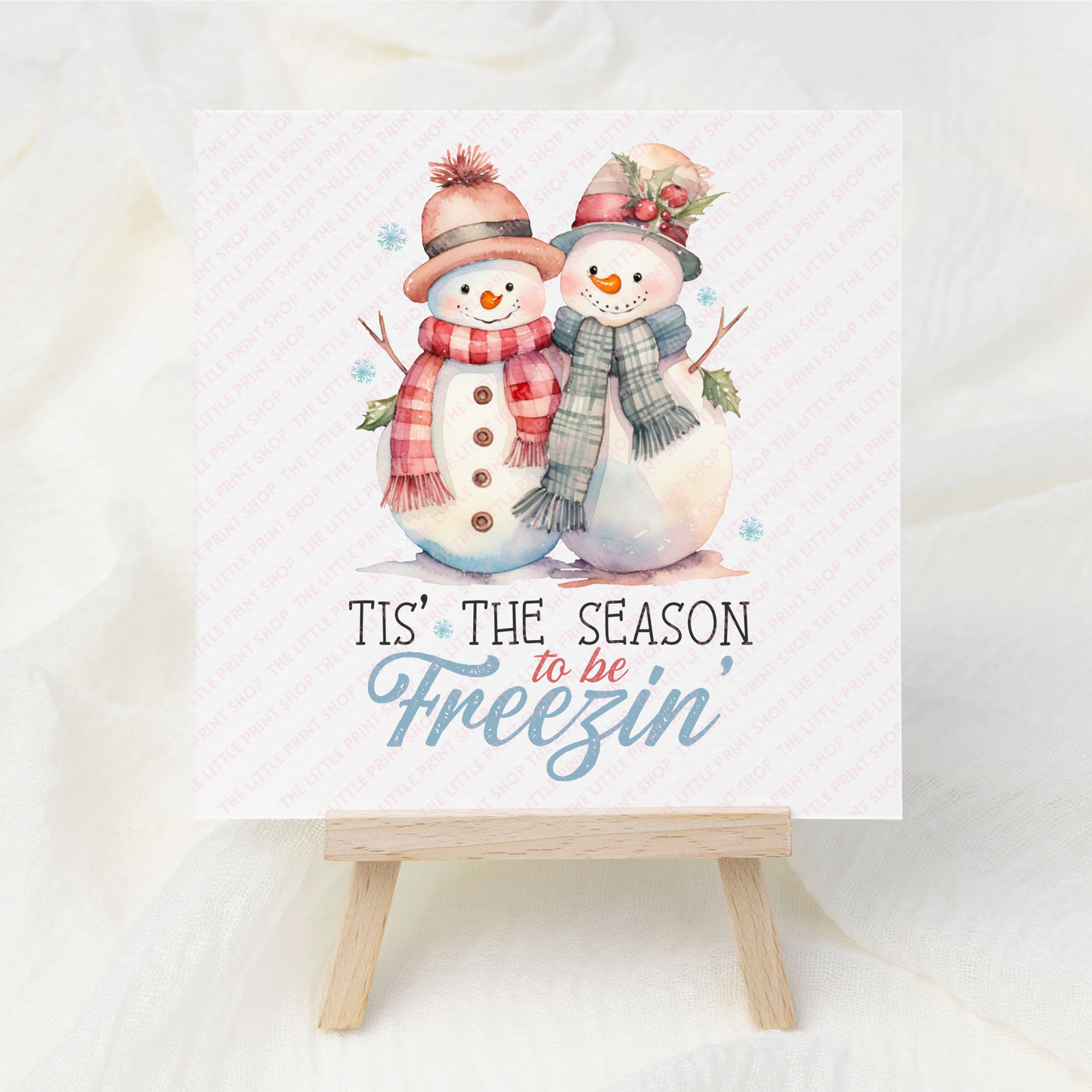 Freezin' - UV DTF 3 inch Decal