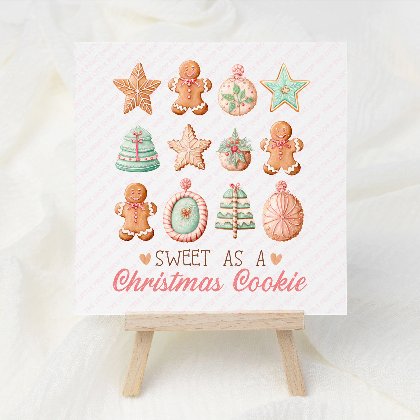 Christmas Cookie - UV DTF 3 inch Decal