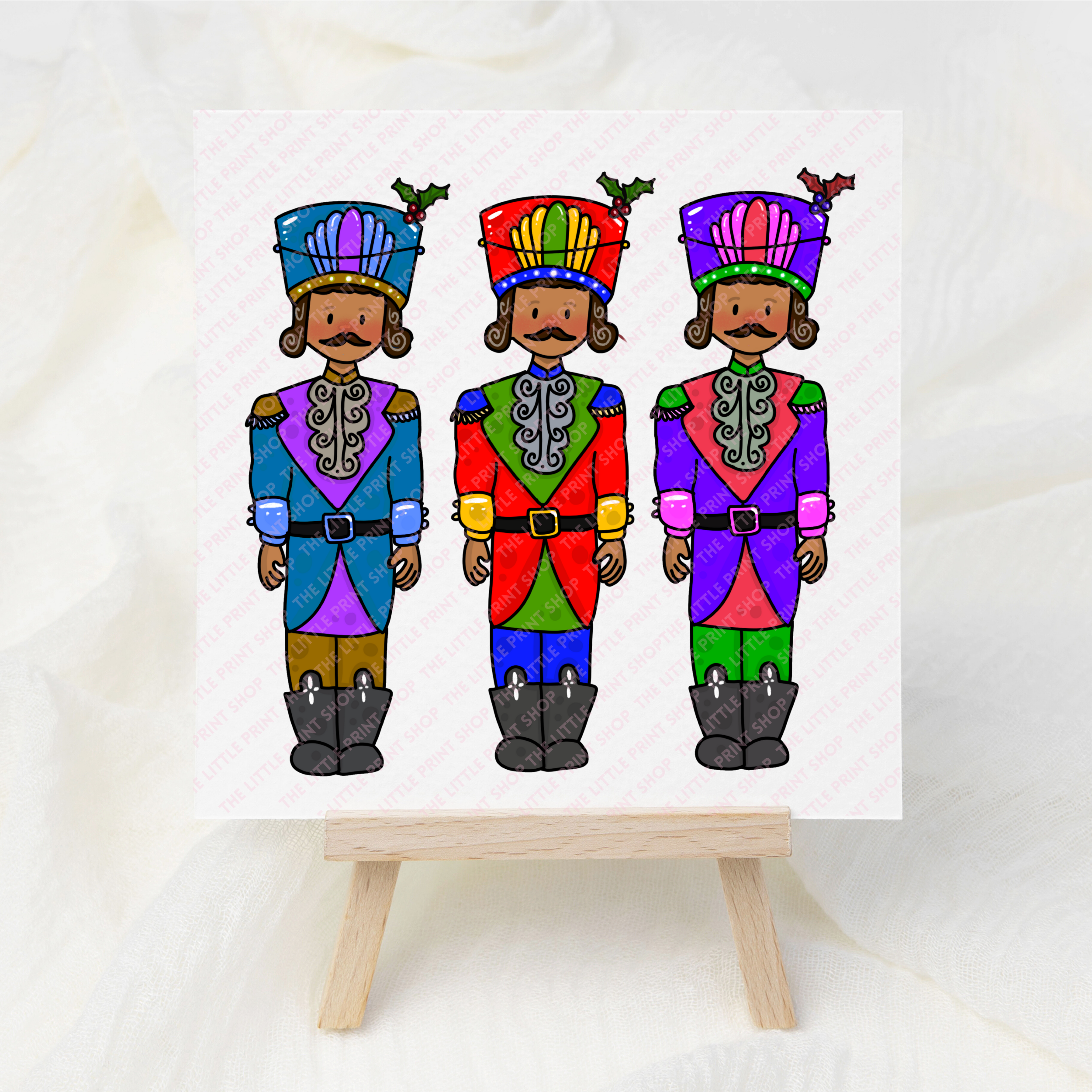 Nutcracker Trio - UV DTF 3 inch Decal – Little Print Shop