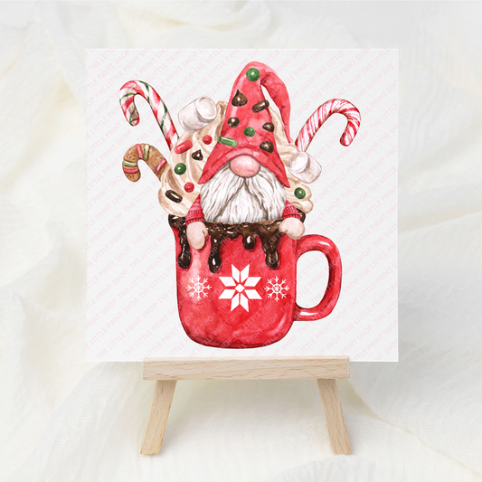 Hot Chocolate Gonk - UV DTF 3 inch Decal